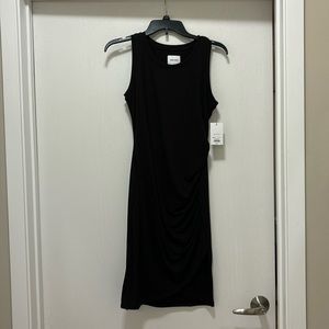 Nine West ruched tshirt dress, size xsmall, black